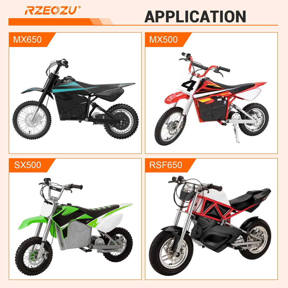 RZEOZU 108-link drive chain side view highlighting durability and power transfer