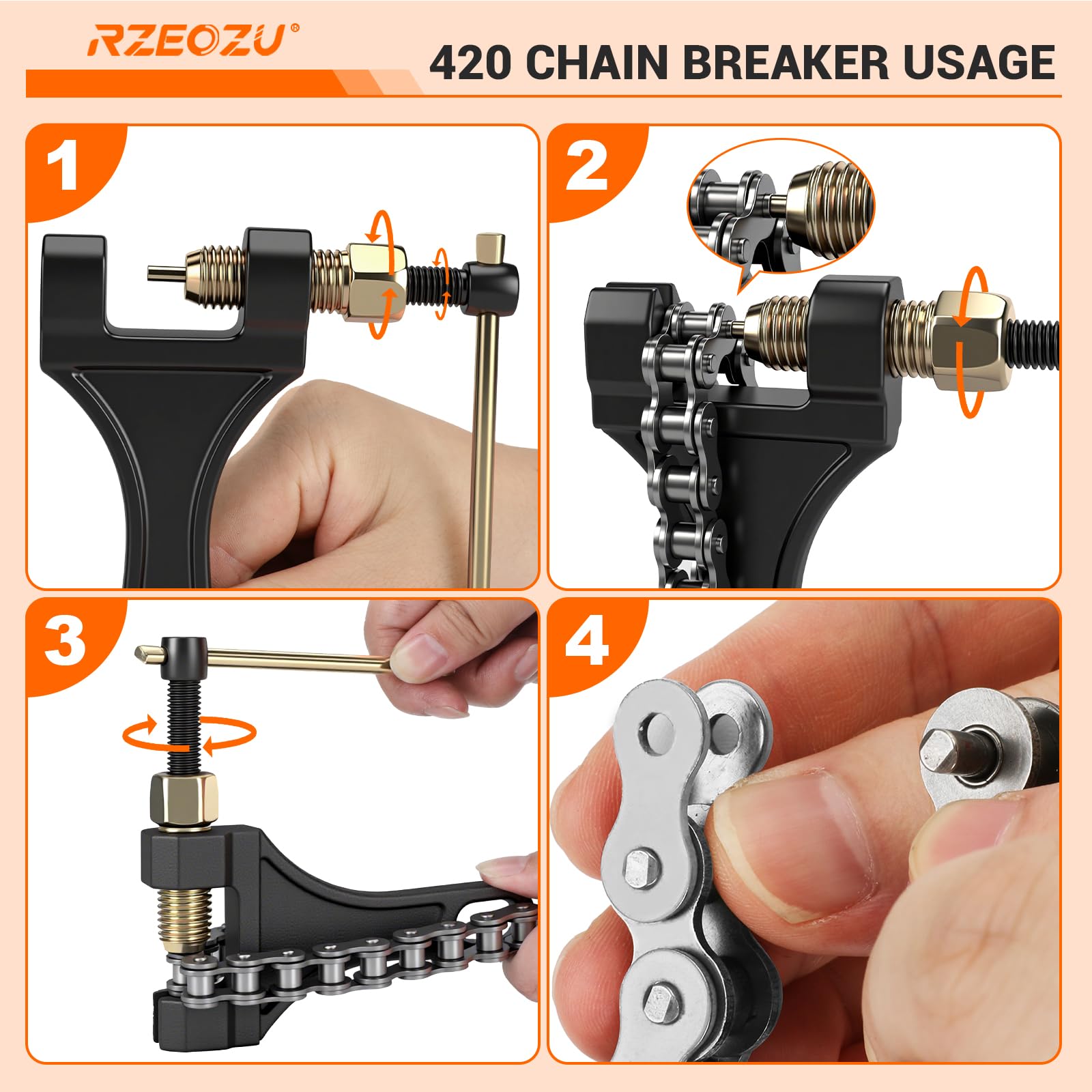 RZEOZU 15 mm chain adjusters for proper tension