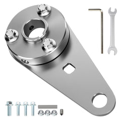 RZEOZU 3/4-inch crankshaft holder bracket stabilizes engine during flywheel work.