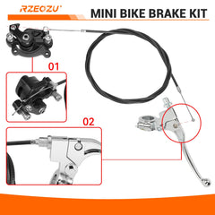 RZEOZU 61-inch brake cable extended for strong braking