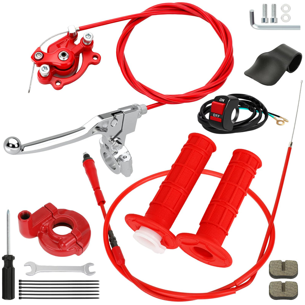 RZEOZU 80cc mini bike throttle cable for smoother throttle response.