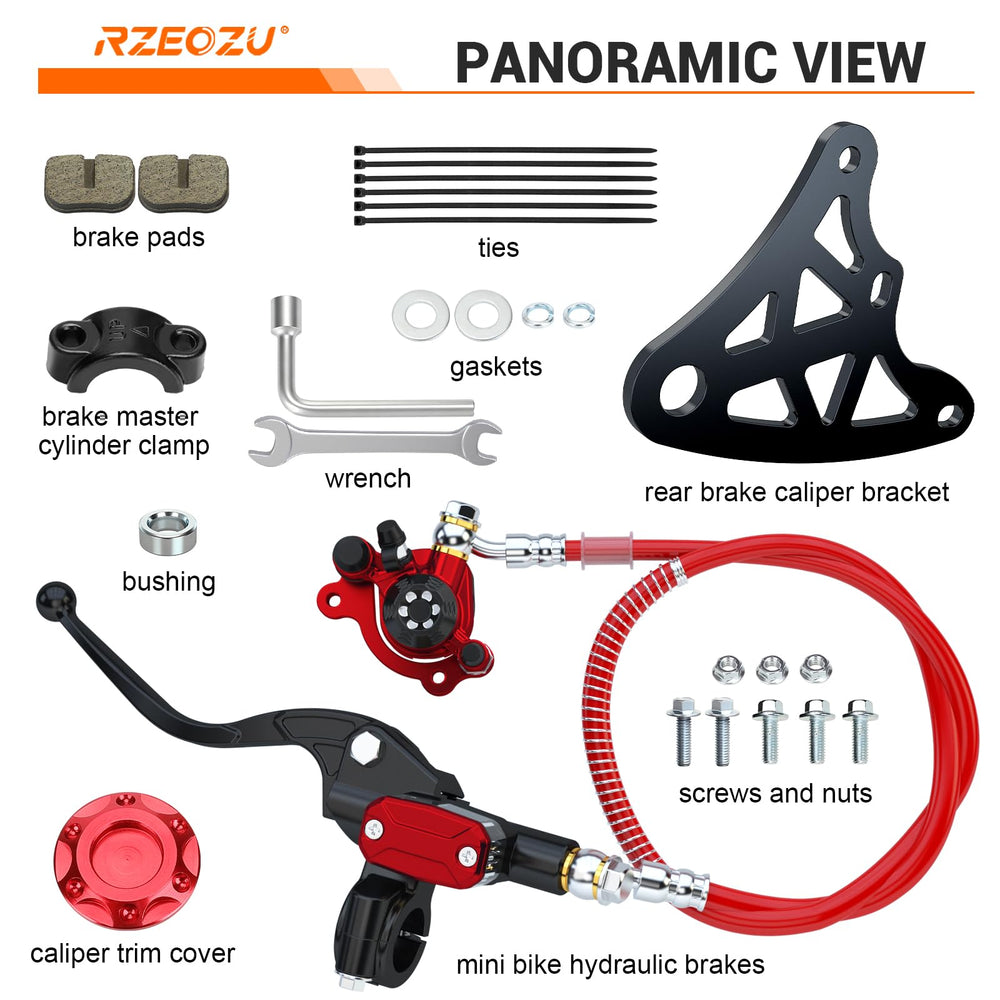RZEOZU Coleman RB100 compatibility bracket for minibike upgrades
