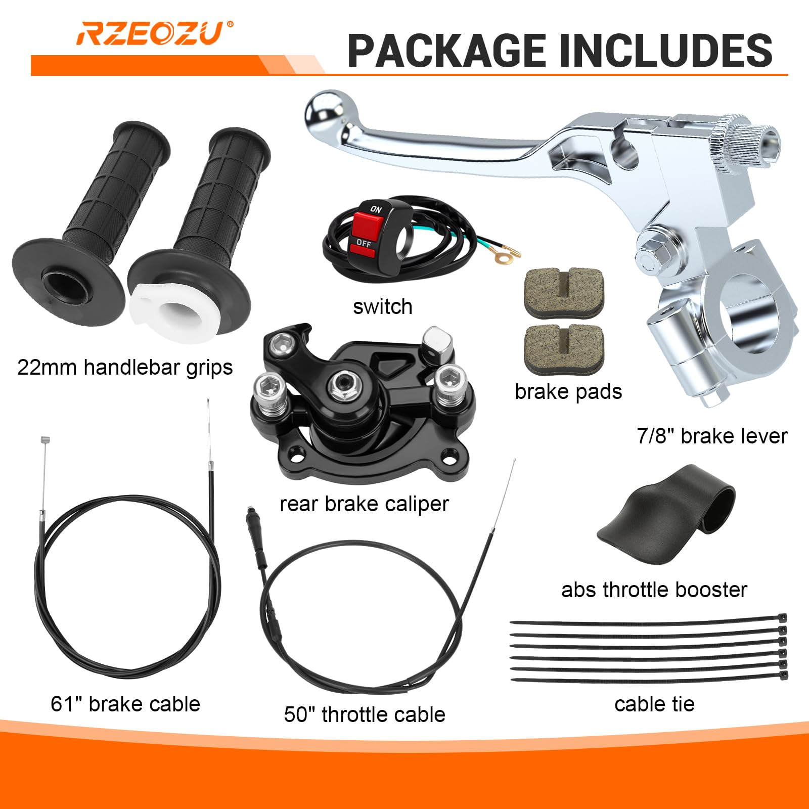 RZEOZU compatibility with Mega Moto, Coleman, Baja minibikes