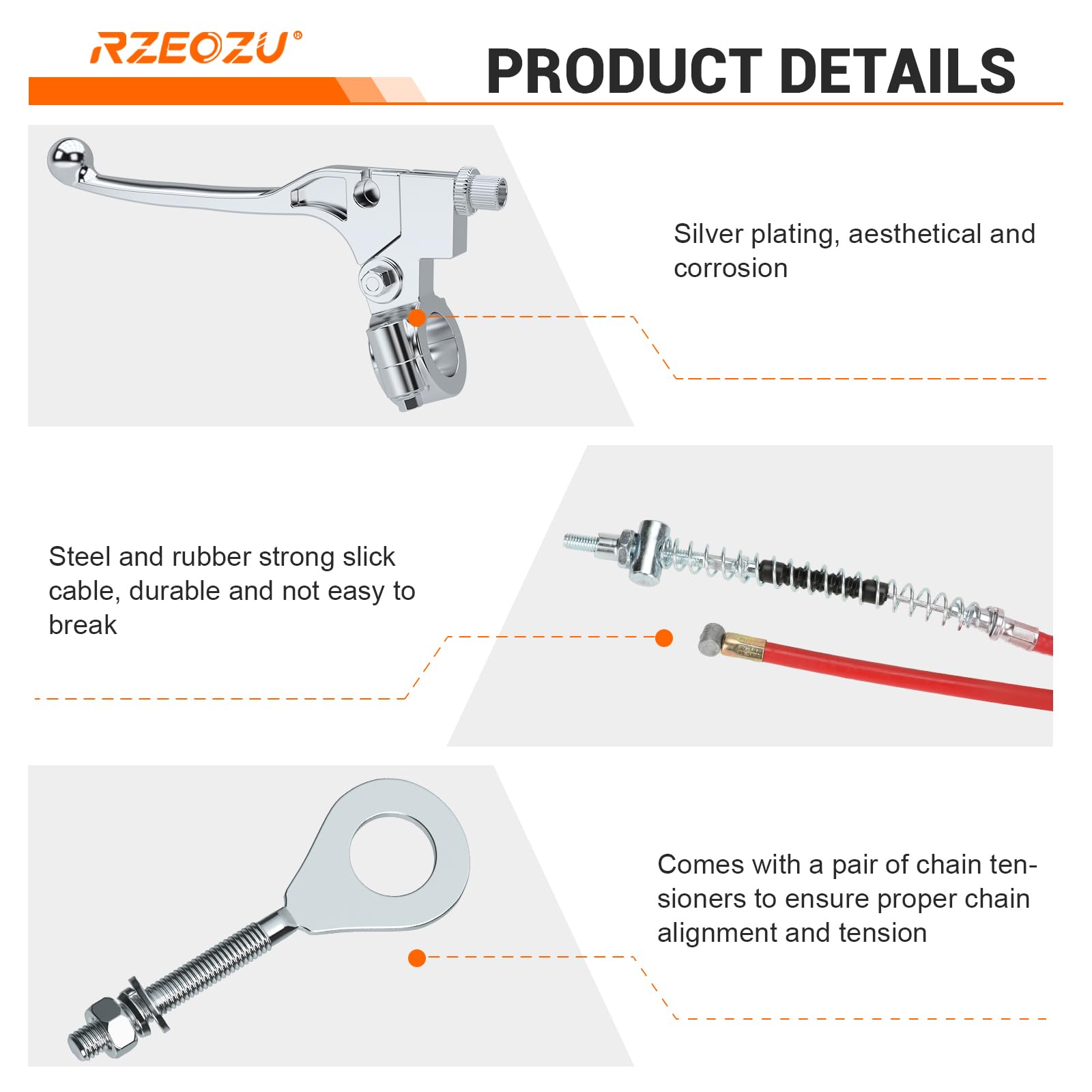 RZEOZU compatibility with Coleman Baja MB165/MB200 mini bikes