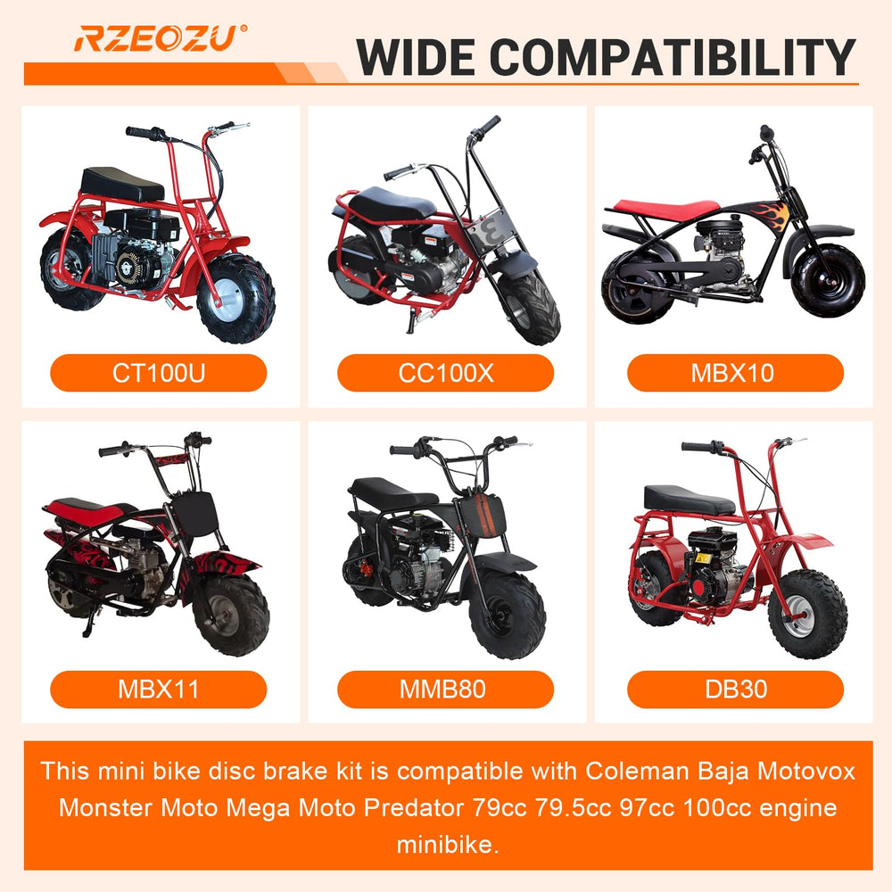 RZEOZU compatibility with CT100U/CC100X minibikes
