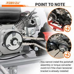 RZEOZU GX160 GX200 engine compatibility for reliable tensioning on popular mini bikes.