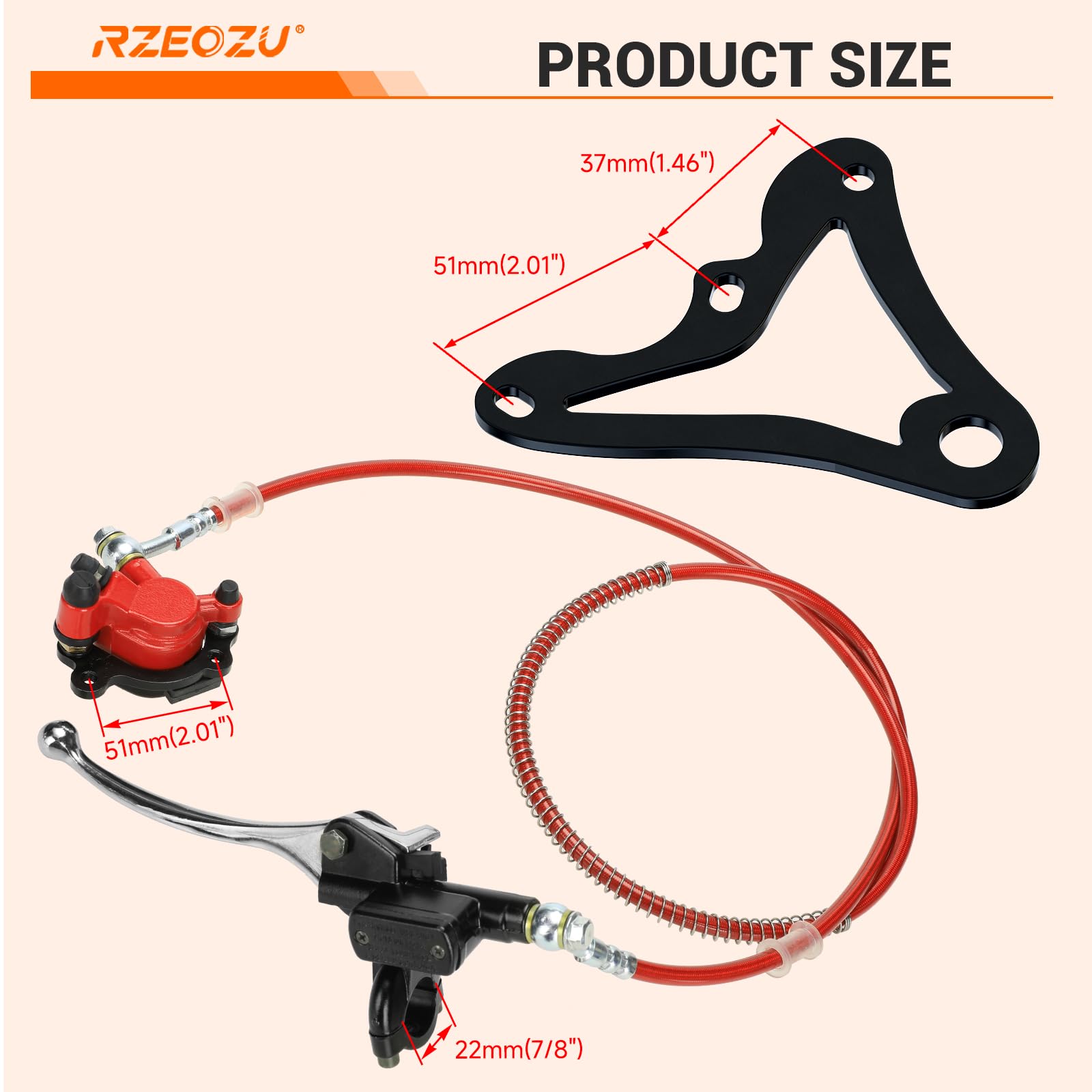 RZEOZU hardware kit included for fast installation