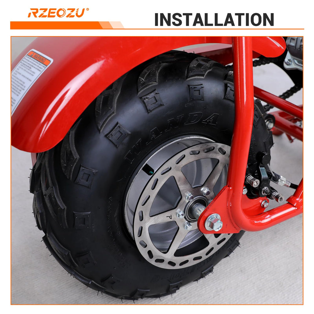 RZEOZU rubber tire construction promises puncture resistance during daily use.