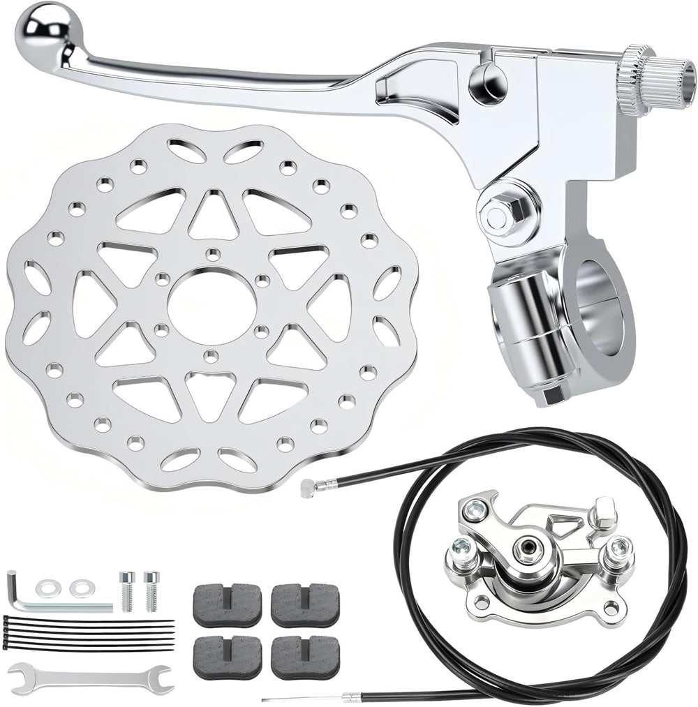 RZEOZU mini bike brake kit rotor 180mm for strong stopping power
