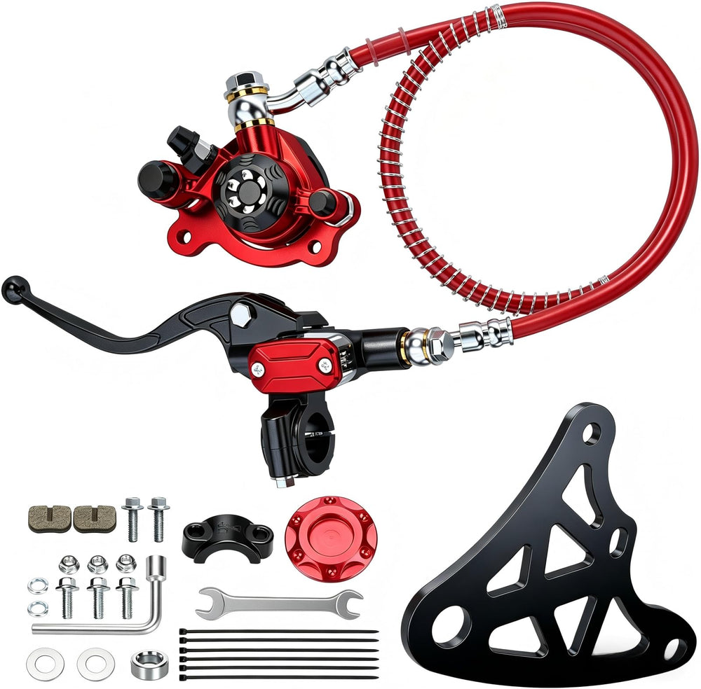 RZEOZU mini bike hydraulic brake bracket rear mount enables direct installation for quick upgrades