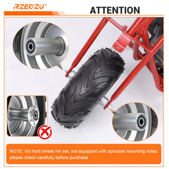 RZEOZU Motovox MBX10 front wheel for reliable performance.