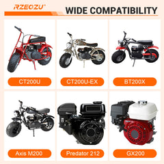 RZEOZU nut set provides reliable fastening for the kit.