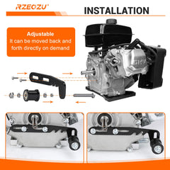 RZEOZU Predator 212cc compatibility ensures secure fit with common mini bike engines.