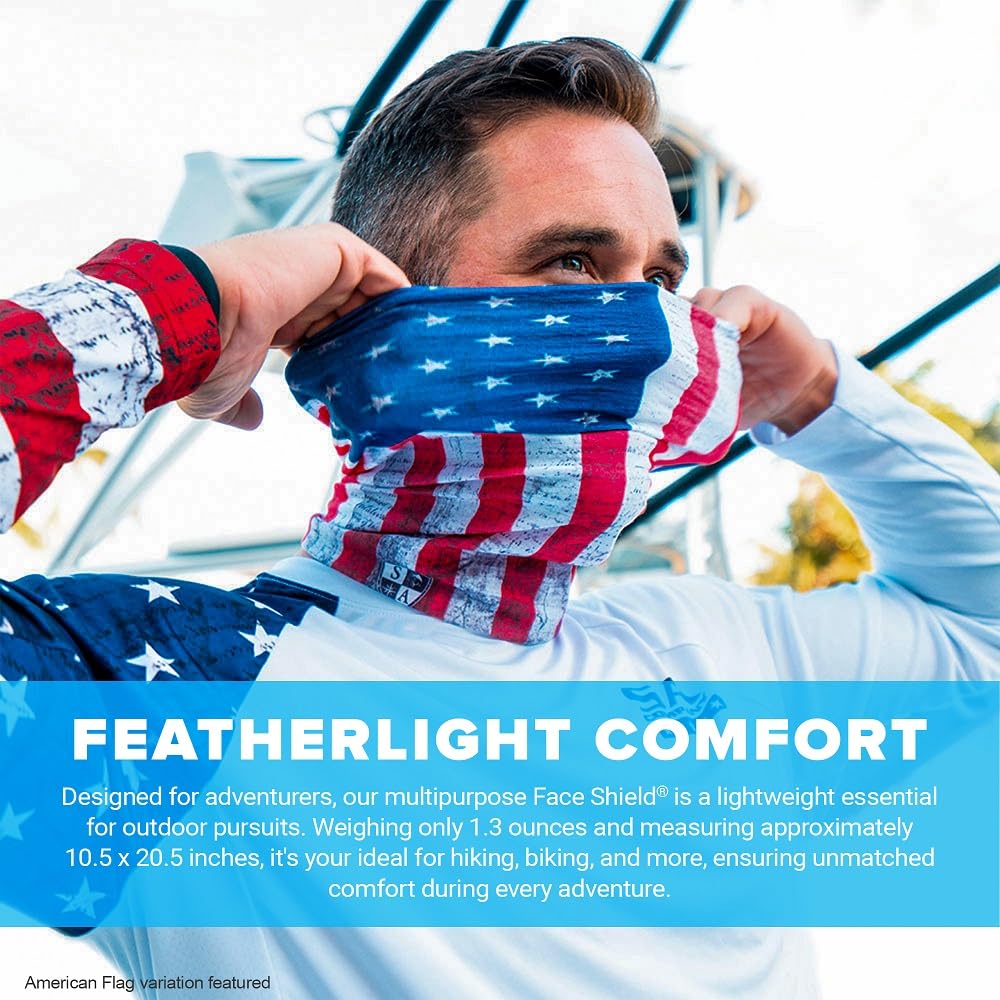 Close-up of soft microfiber fabric on S A Company UV face shield 5-pack