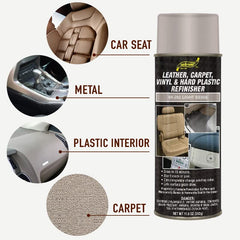 S.M. Arnold refinishing spray preserves texture across leather, vinyl, plastic, and more