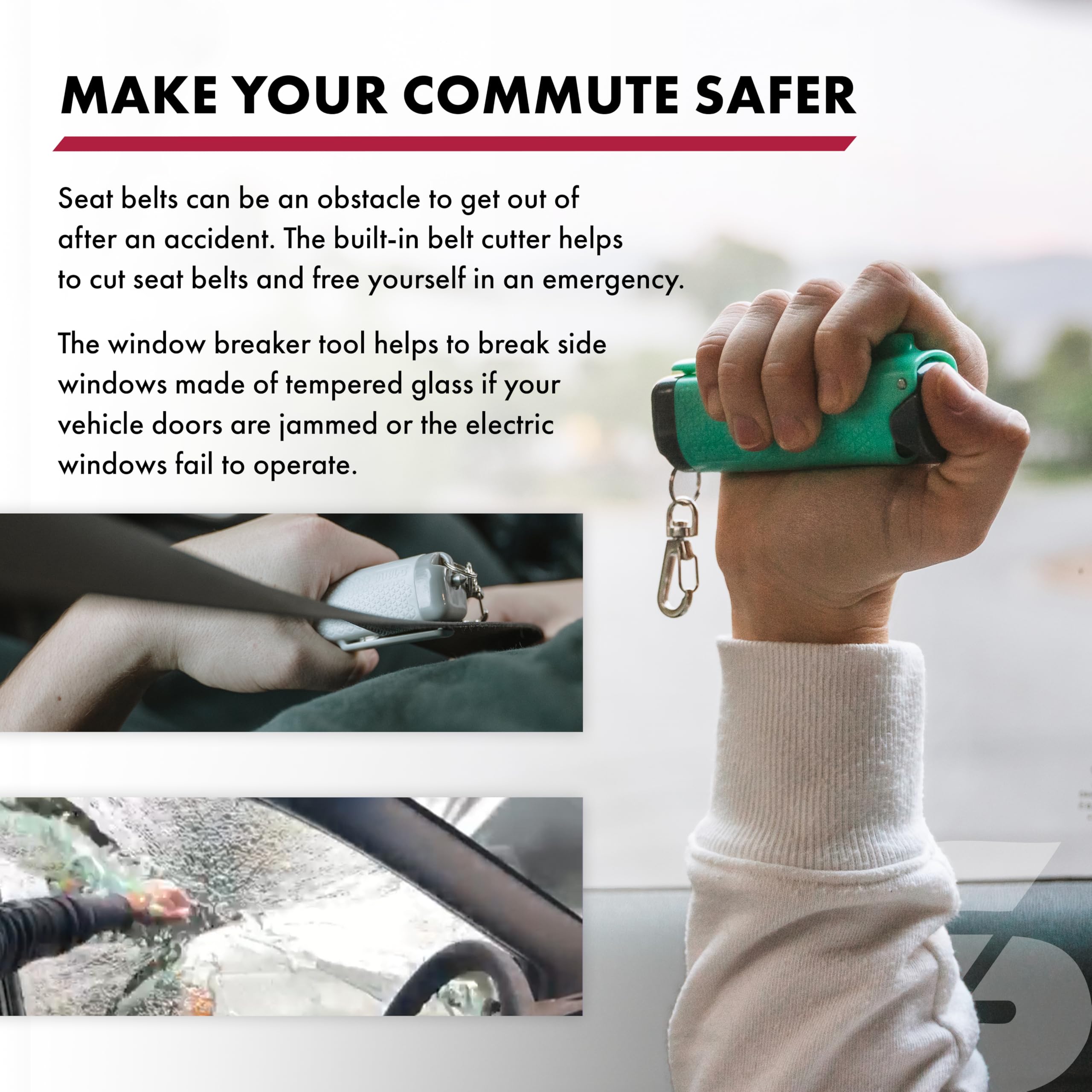 SABRE Safe Escape pepper gel reaches up to 14 feet with precise spray.