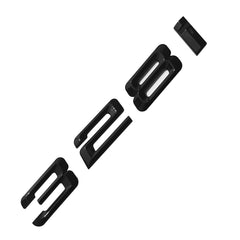 Sadkunf 328i emblem gloss black, OEM size, for BMW trunk, durable 3M adhesion