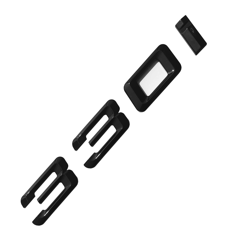 Sadkunf 330i emblem gloss black for BMW trunk, OEM fit and durable adhesive