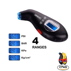 Non-slip grip on SAFELIFE gauge for secure handling