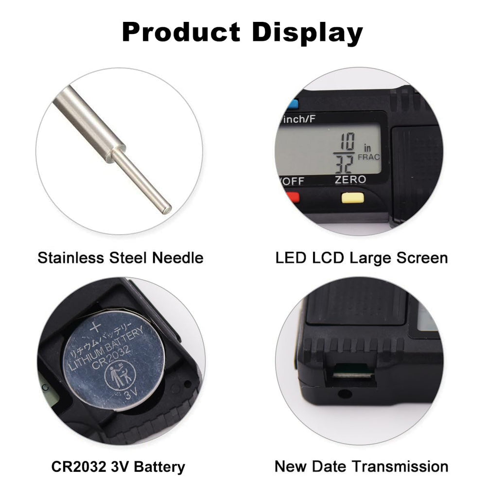 SAFELIFE large LCD screen for easy reading during checks