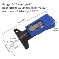 SAFELIFE multi vehicle compatibility gauge suitable for motorcycles and cars