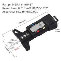 SAFELIFE pocket-size gauge fits in a pocket or pouch