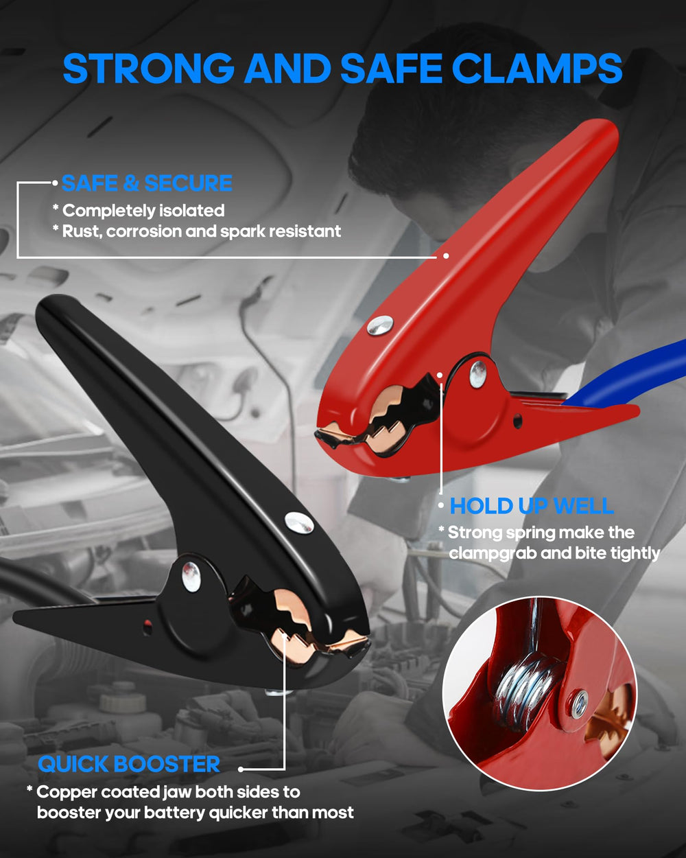 SAFEMATE cables stay flexible in extreme cold and heat