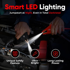 Safe Start Illumi 12ft length offers easy reach across vehicles
