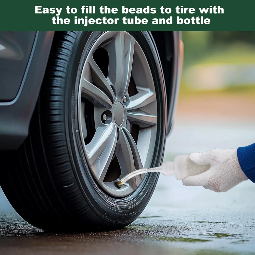 Safetect beads application steps for DIY balancing