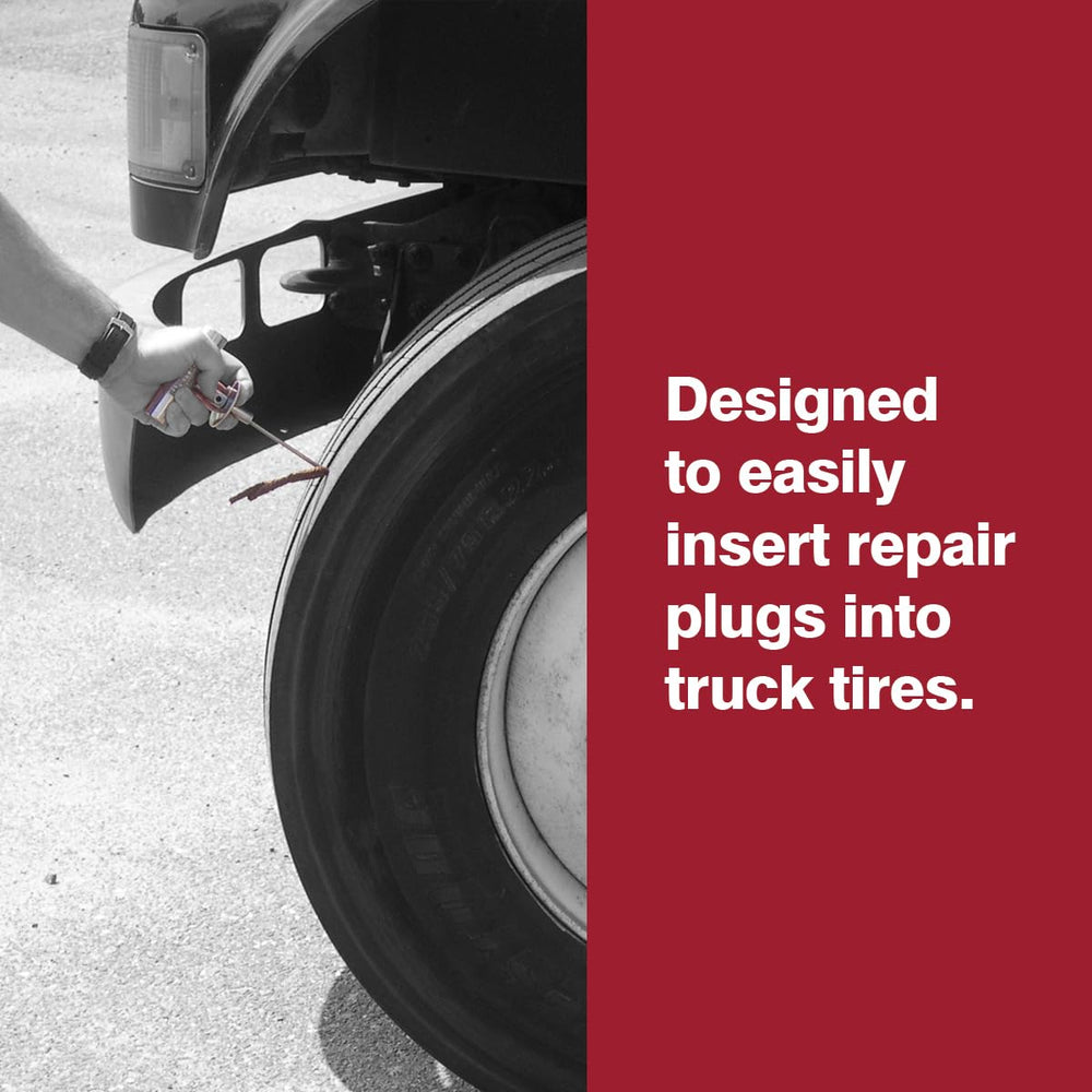 Safety Seal compatible with truck tire repair kits, ideal for fleet maintenance.