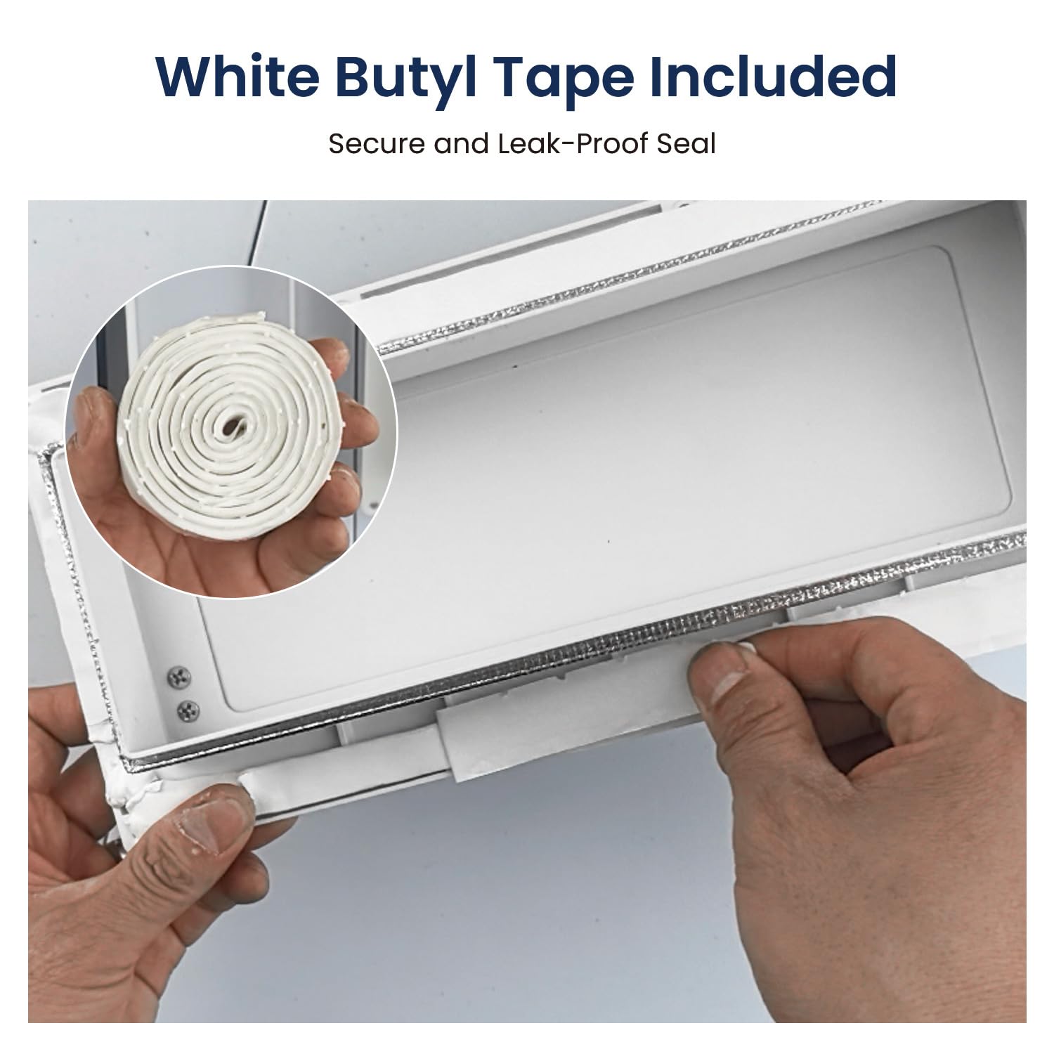 Built-in clip keeps the vent cover stable during travel on Safoner RV models.
