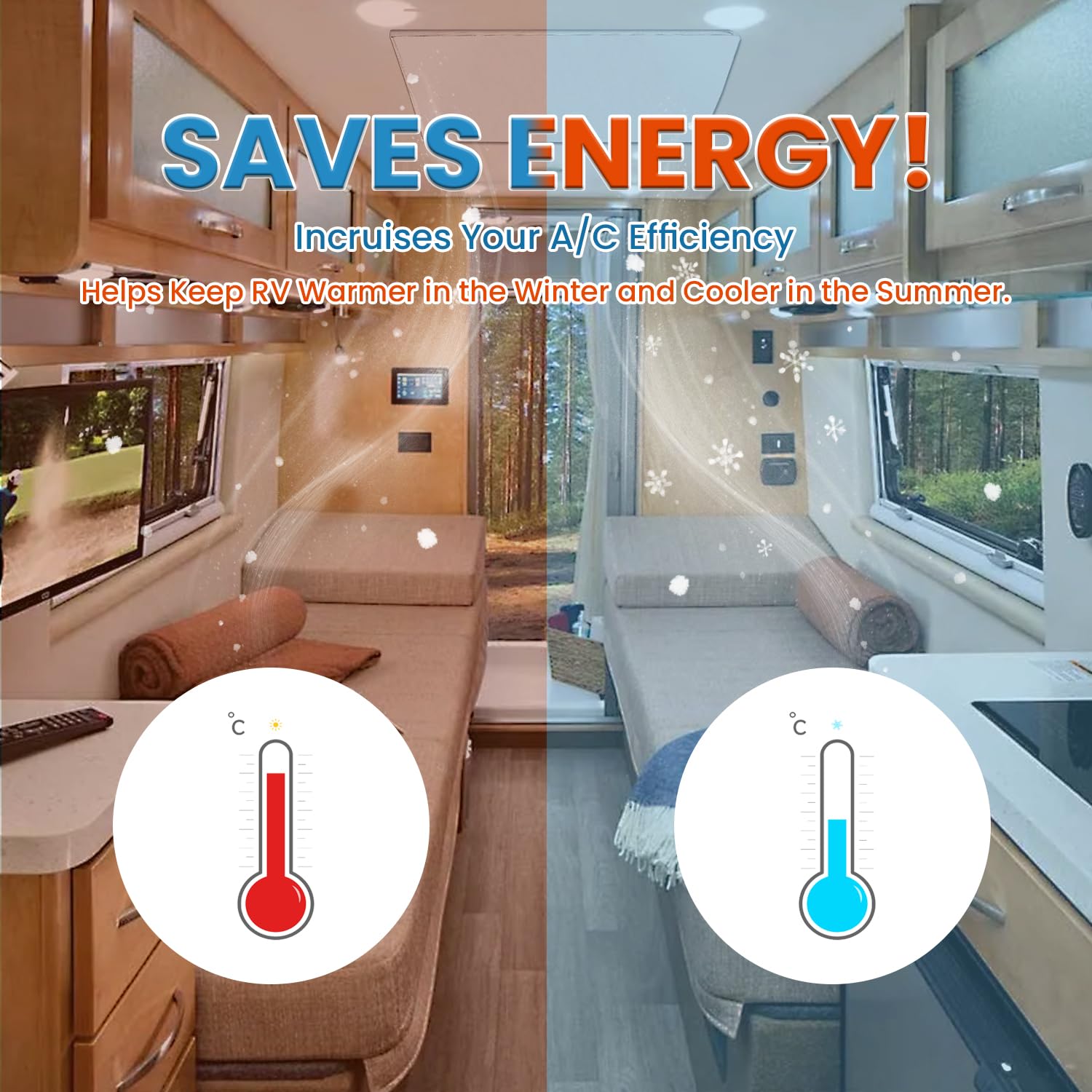 Safoner energy-saving RV insulation may help lower cooling costs.
