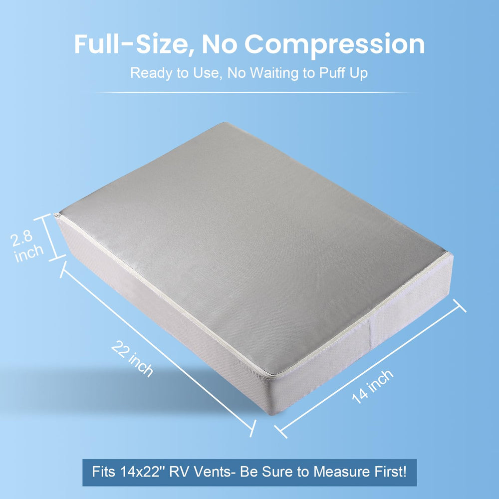 Safoner fits 14x22 RV vents for a snug, secure seal.