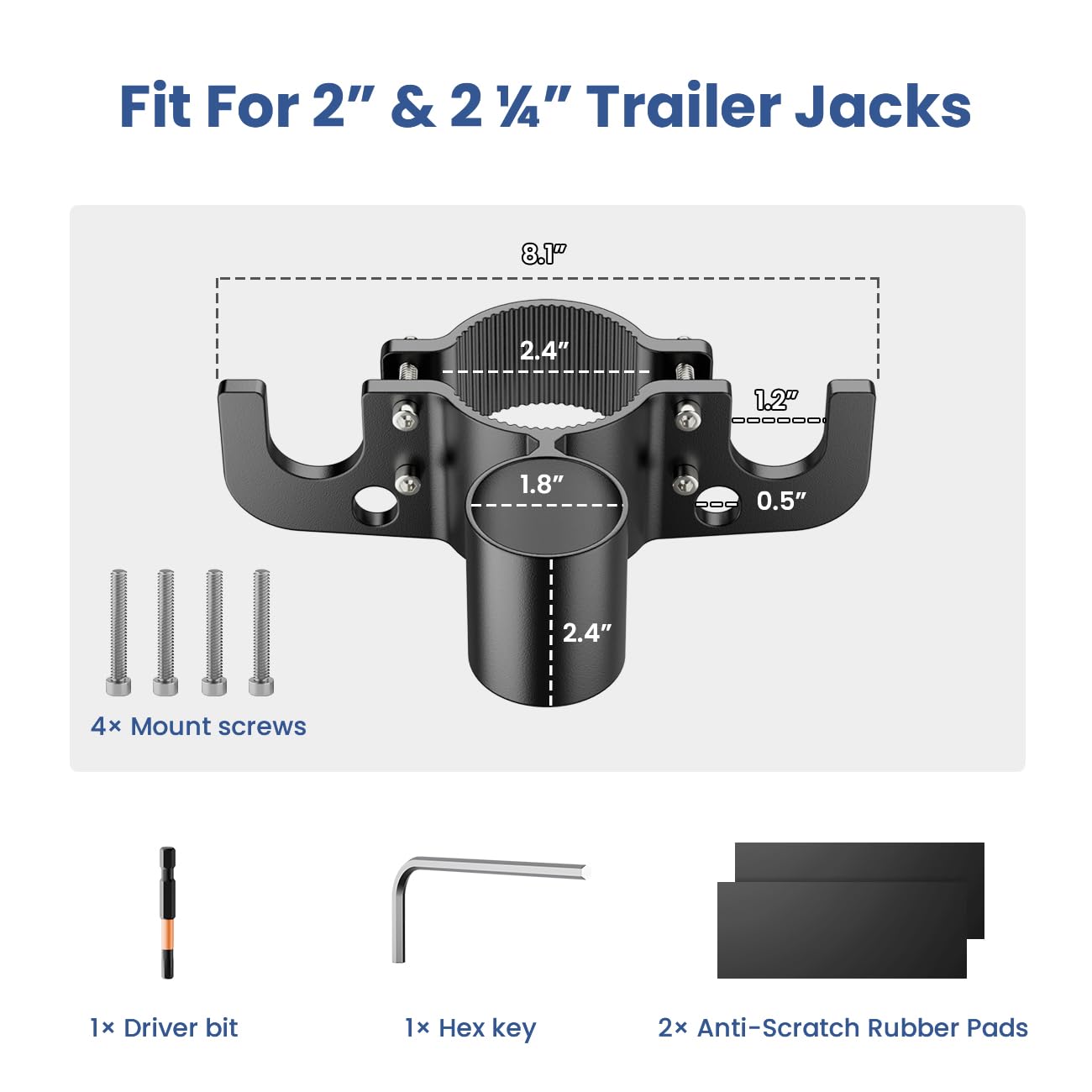 Safoner organized towing solution front view illustrating a neat, ready-to-roll setup