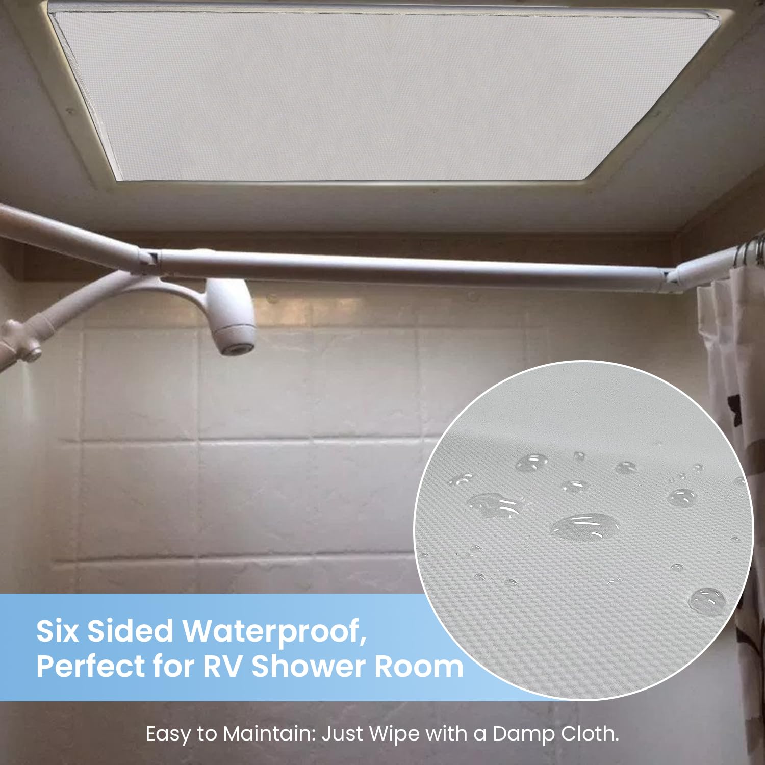 Safoner non-slip foam edges keep the skylight secure during travel.