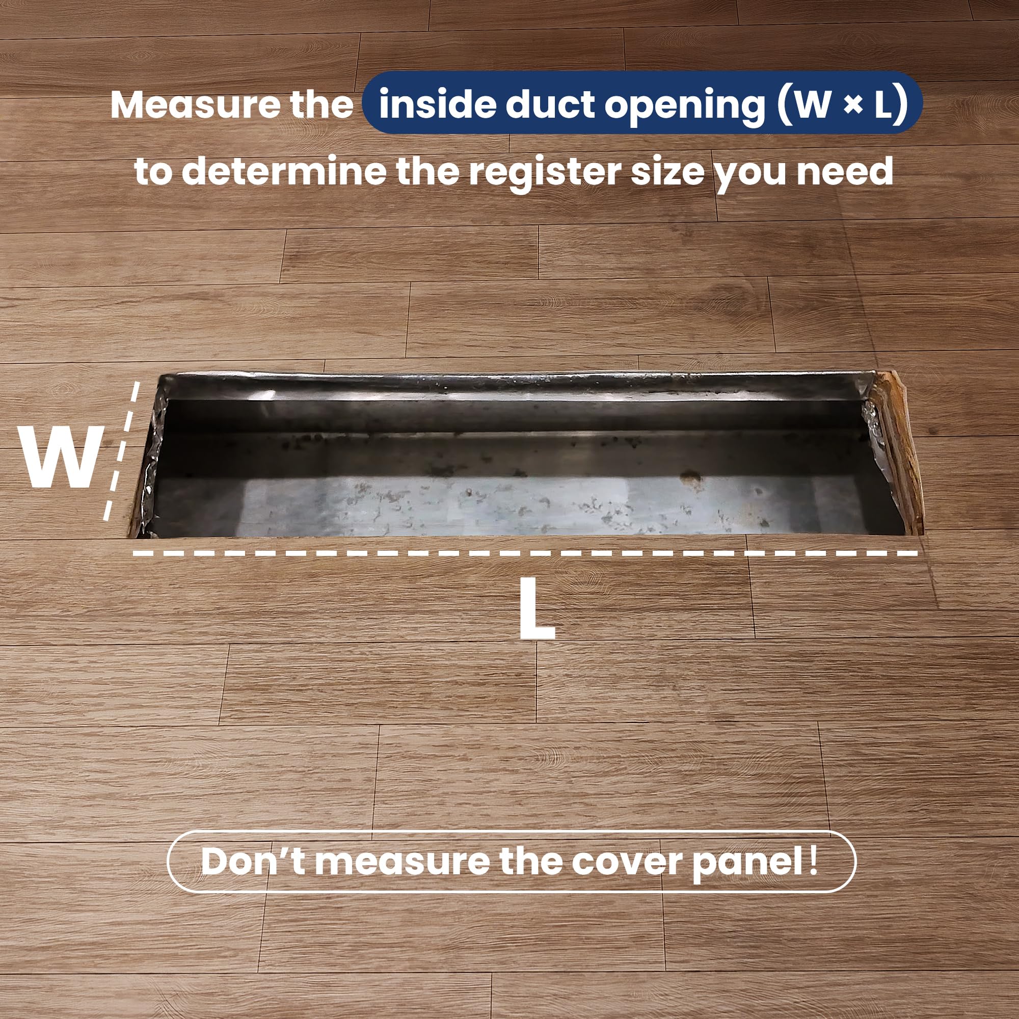 Package contents include register, removable cover, storage bag, and reminder label.