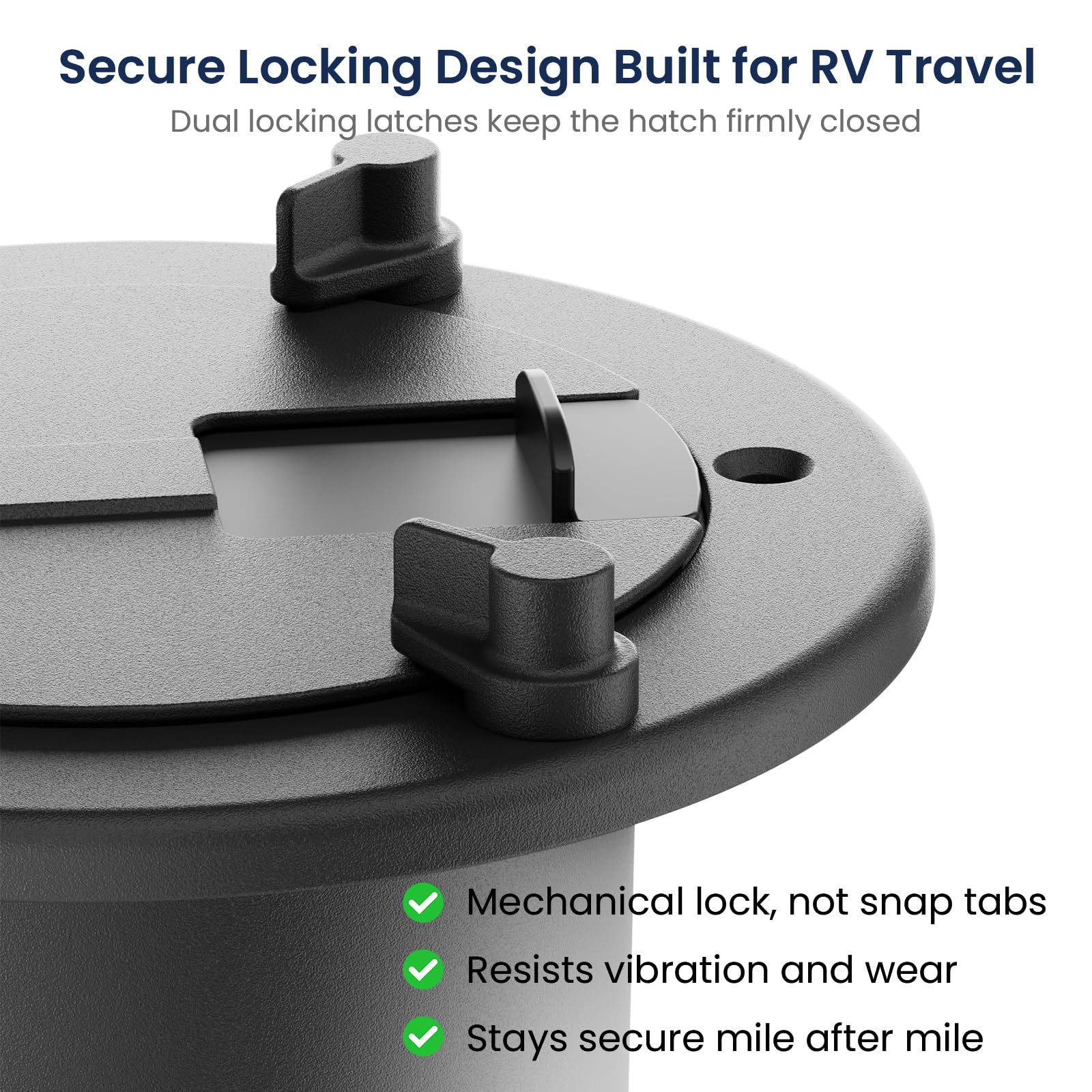 Safoner RV cable pass-through hatch dimensions for 3.5-inch opening.