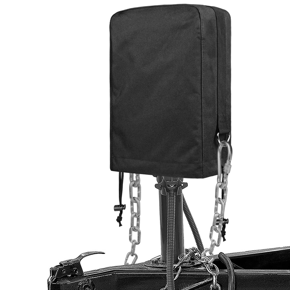Safoner RV electric tongue jack cover with 900D Oxford fabric protecting against rain and dust