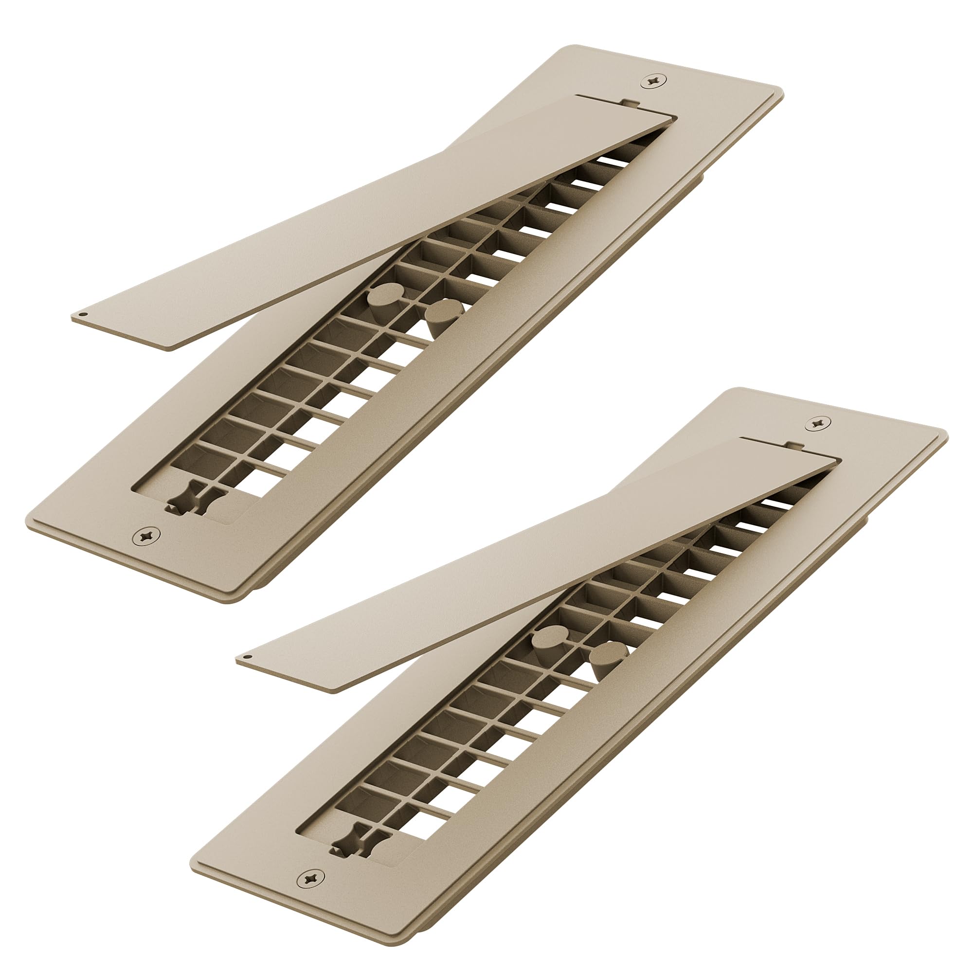 Safoner 2x10 aluminum RV floor register for durable, rustproof performance