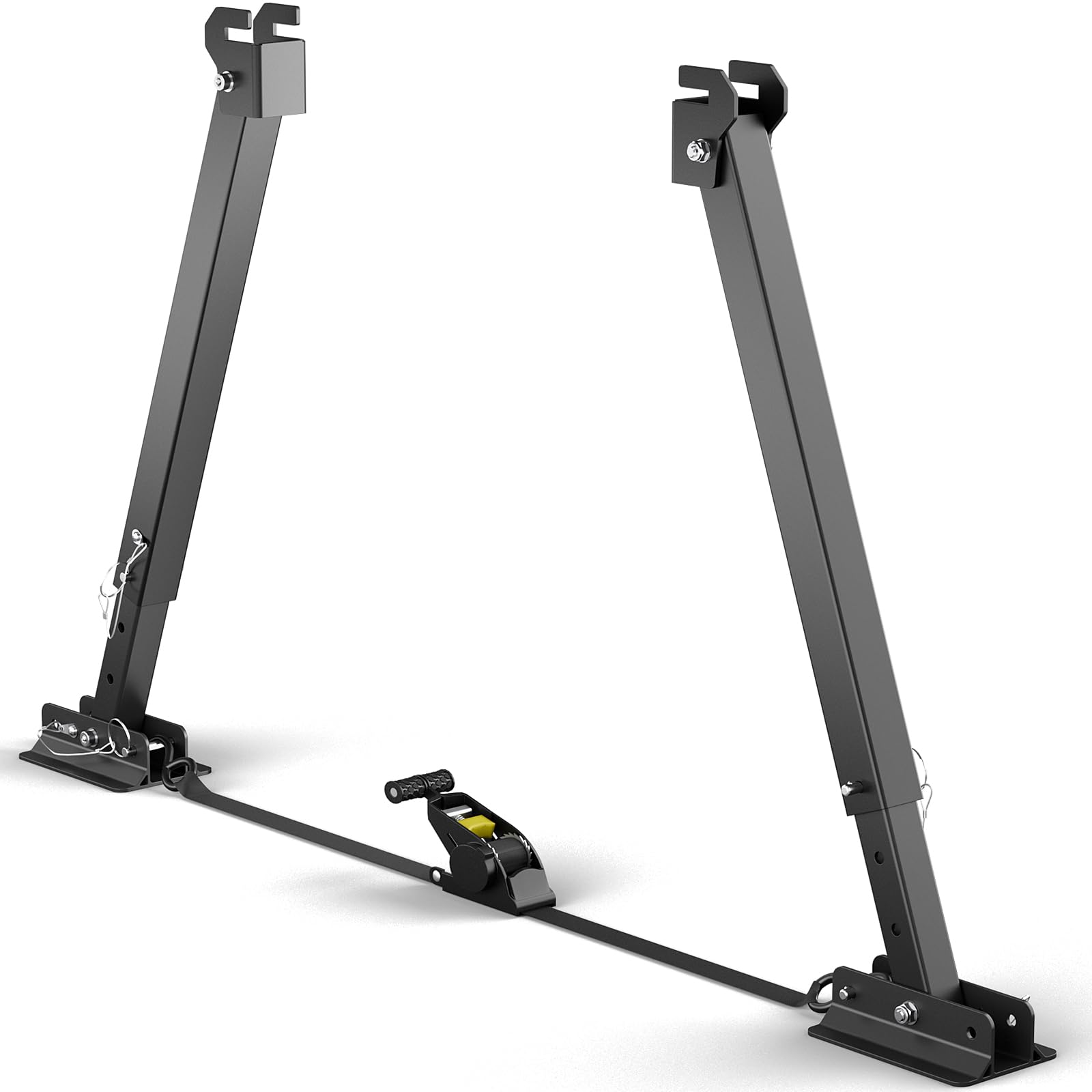Safoner RV I-Beam Stabilizer legs improve stability on uneven ground.