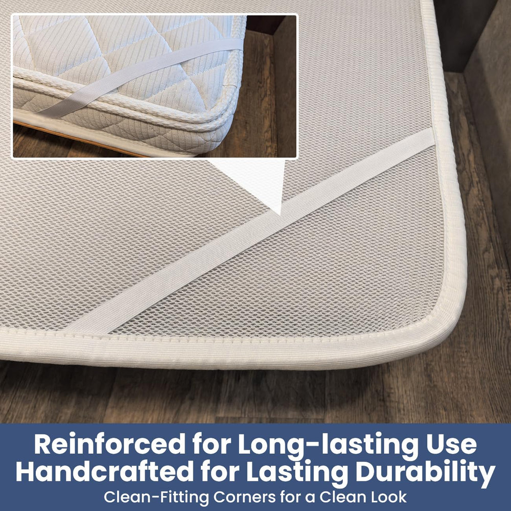 Safoner RV Mattress Underlay short queen size fits common RV beds without trimming.