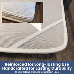 Safoner RV Mattress Underlay short queen size fits common RV beds without trimming.