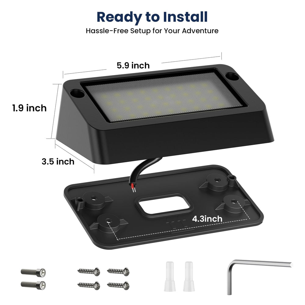 Safoner installation kit image shows all hardware included for quick setup.