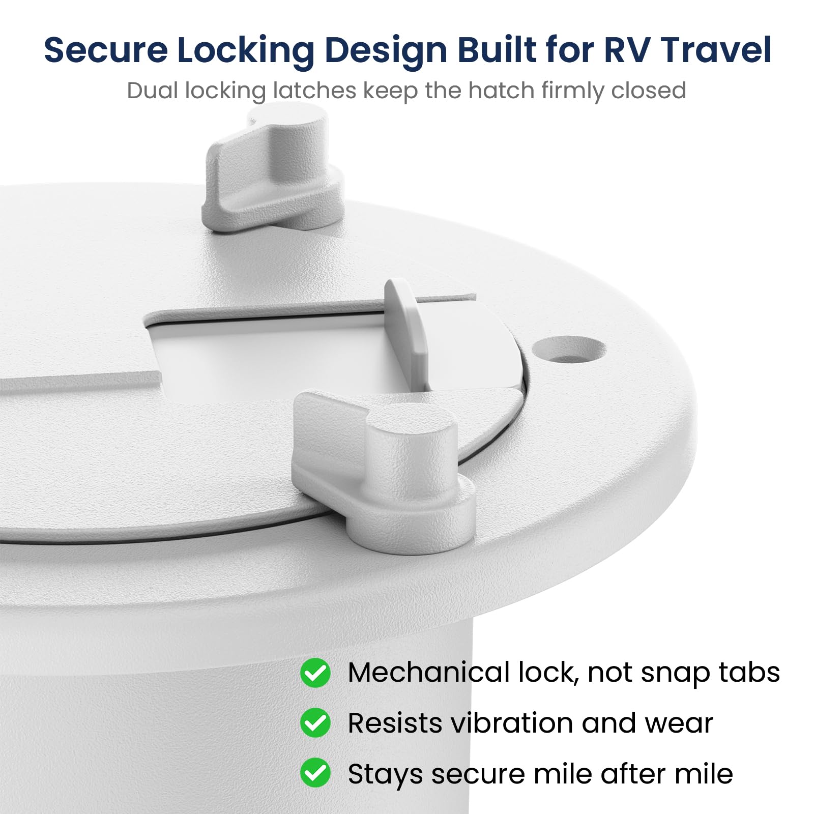 Safoner weather seal hatch cover blocks dust and moisture from the exterior.
