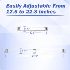 Safoner RV Secure Bars installed in a cabinet to prevent spills