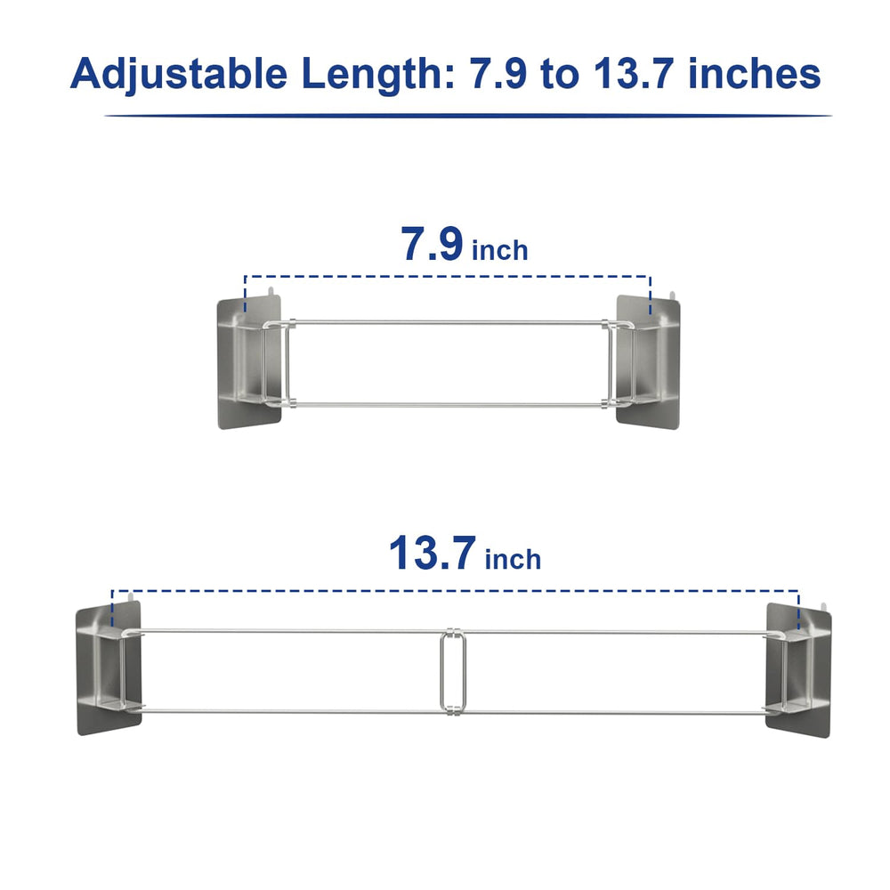 Safoner RV shower bar with swivel angle adapts to corner angles during trips