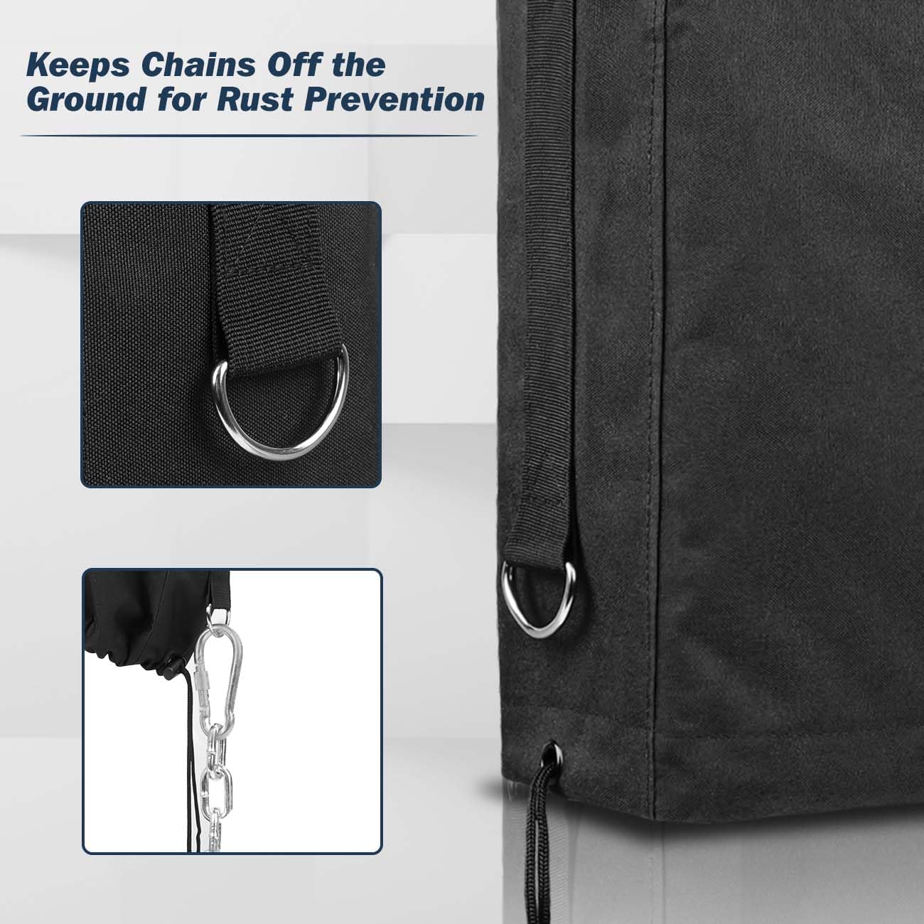 Safoner tongue jack cover universal fit measures 14x5x10 inches for most jacks