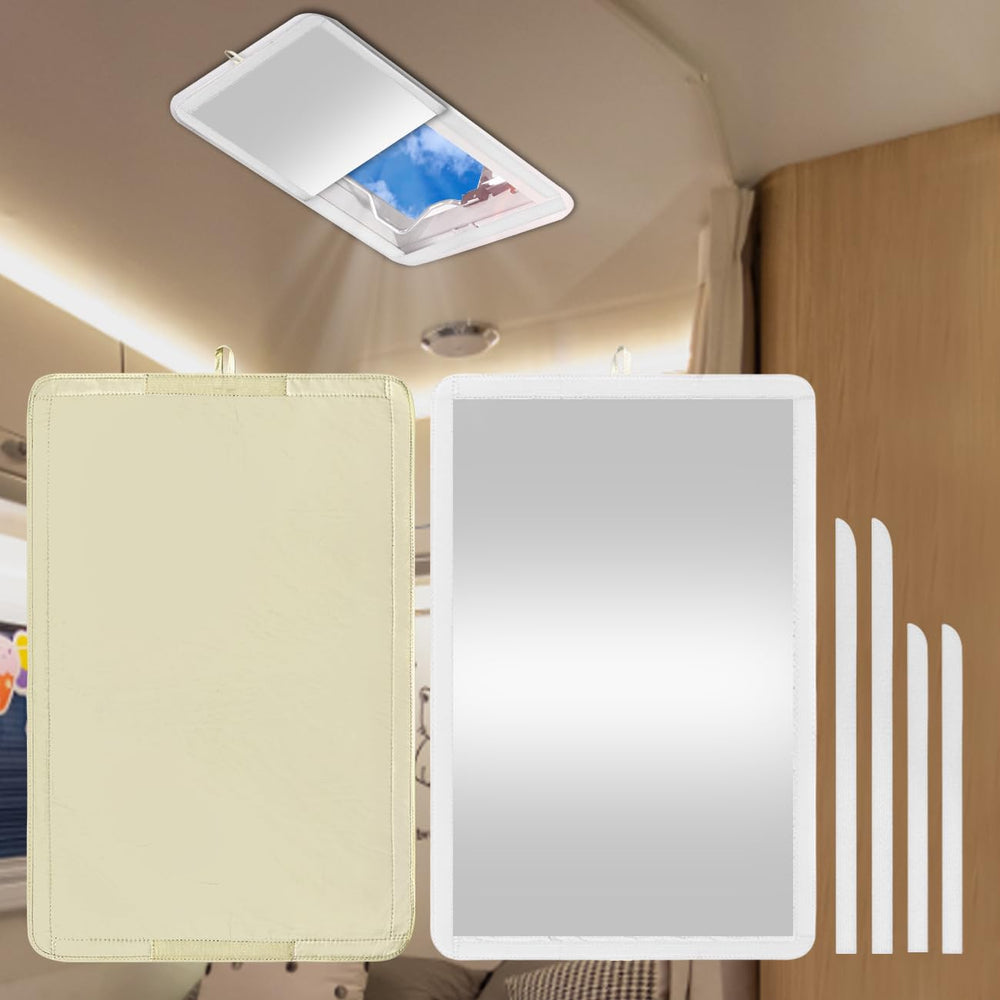 Safoner waterproof RV vent insulator keeps interiors cooler by blocking heat.