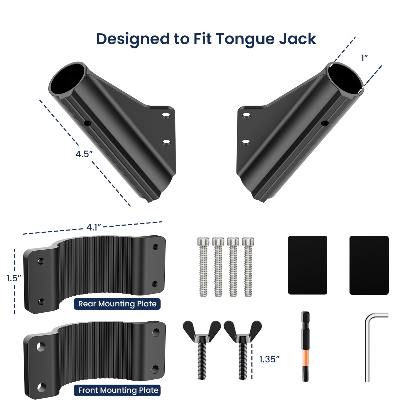 Safoner flag mount with drainage holes prevents water buildup on damp trips.