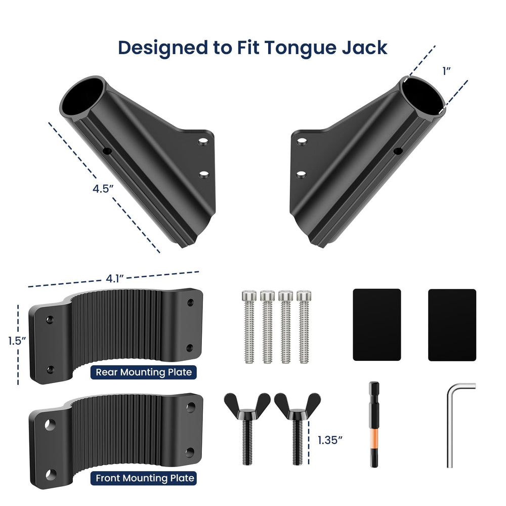 Safoner flag mount with drainage holes prevents water buildup on damp trips.